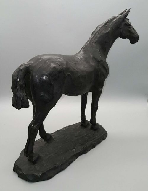 SUPERB LARGE JAPANESE MEIJI LATE 19THC BRONZE HORSE TOKYO ARSENAL - ADDITIONAL PHOTO 6