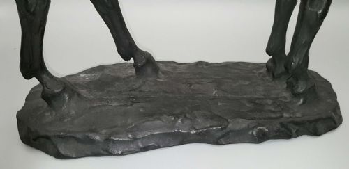 SUPERB LARGE JAPANESE MEIJI LATE 19THC BRONZE HORSE TOKYO ARSENAL - ADDITIONAL PHOTO 7