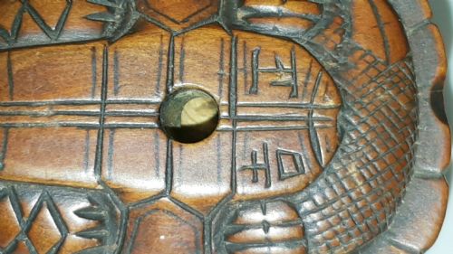 RARE JAPANESE EDO 19THC BOXWOOD NETSUKE OF A TORTOISE AND YOUNG OYAKO SIGNED MASAKICHI - ADDITIONAL PHOTO 5