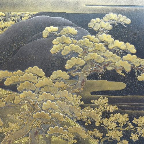 MAGNIFICENT LARGE JAPANESE EDO CA 1850 GOLD BLACK LACQUER DOCUMENT BOX BUNKO - ADDITIONAL PHOTO 7