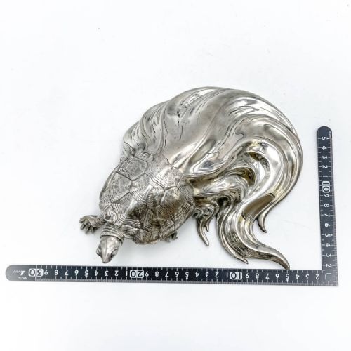 JAPANESE MEIJITAISHO EARLY 20THC SILVER MINOGAME BY THE RYUBUNDO COMPANY - ADDITIONAL PHOTO 8