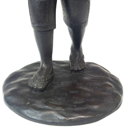 JAPANESE MEIJI OR TAISHO BRONZE EARLY 20THC OF NINOMIYA SONTOKU BY HIDEYAMA - ADDITIONAL PHOTO 5