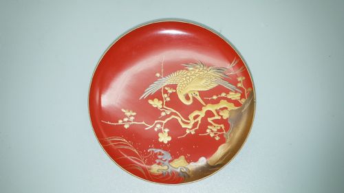 ATTRACTIVE SET OF THREE MEIJITAISHO EARLY 20THC LACQUERED SAKE CUPS SAKAZUKI - ADDITIONAL PHOTO 4