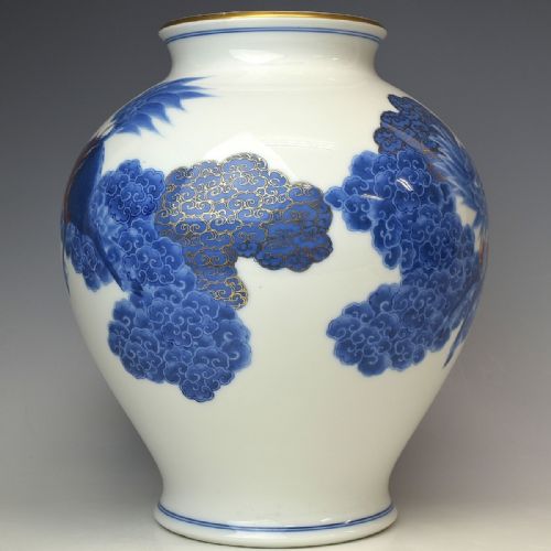 BEAUTIFUL JAPANESE MEIJI CA 1900 KORANSHA PORCELAIN VASE WITH TWO KIRINS - ADDITIONAL PHOTO 1
