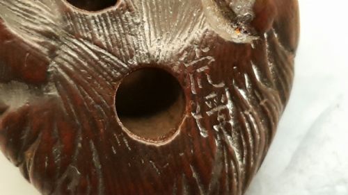 JAPANESE EDO EARLY 19THC BOXWOOD NETSUKE OF A GOAT SIGNED KOKEI - ADDITIONAL PHOTO 5