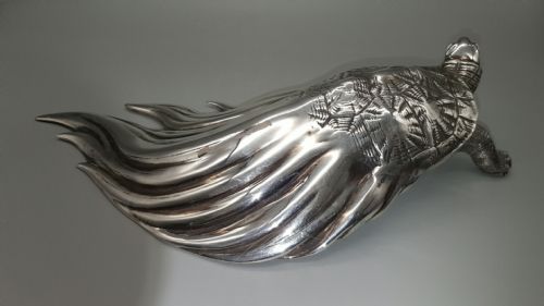 SUPERB JAPANESE MEIJITAISHO EARLY 20THC SILVER MINOGAME RYUBUNDO COMPANY - ADDITIONAL PHOTO 3