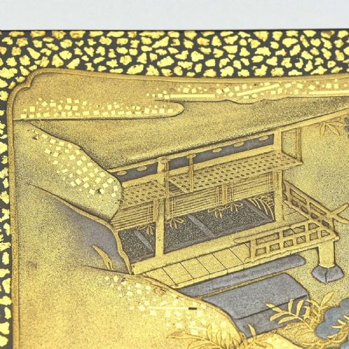 RARE JAPANESE EDO 19THC GOLD LACQUER INCENSE CASE KOGO - ADDITIONAL PHOTO 4