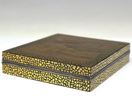 RARE JAPANESE EDO 19THC GOLD LACQUER INCENSE CASE KOGO - ADDITIONAL PHOTO 6