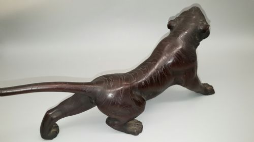 SUPERB JAPANESE MEIJI LATE 19THC BRONZE TIGER BY MITSUMOTO OMORI KOGETSU - ADDITIONAL PHOTO 2