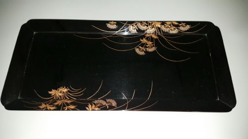 LOVELY JAPANESE MEIJI EARLY 20THC LACQUER MAKIE BOX TRAY BY HEIAN ZOHIKO - ADDITIONAL PHOTO 3