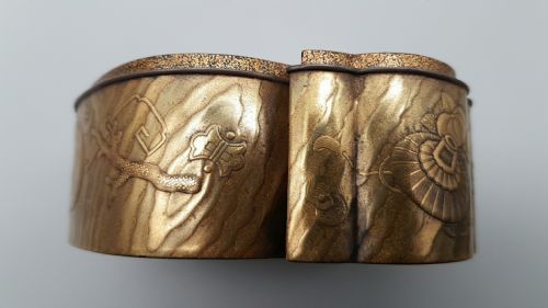 STUNNING JAPANESE EDO EARLY TO MID19THC GOLD LACQUER BOX KOBAKO WITH INSERT TRAY - ADDITIONAL PHOTO 8