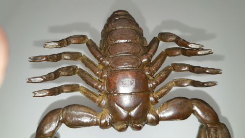 RARE JAPANESE MEIJI EARLY 20THC ARTICULATED JIZAI BRONZE SCORPION - ADDITIONAL PHOTO 6