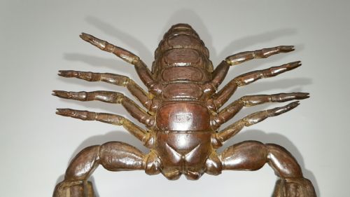 RARE JAPANESE MEIJI EARLY 20THC ARTICULATED JIZAI BRONZE SCORPION - ADDITIONAL PHOTO 7