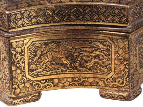 EXQUISITE JAPANESE MEIJI CA 1900 IRON DAMASCENE BOX BY FUJII YOSHITOYO - ADDITIONAL PHOTO 3