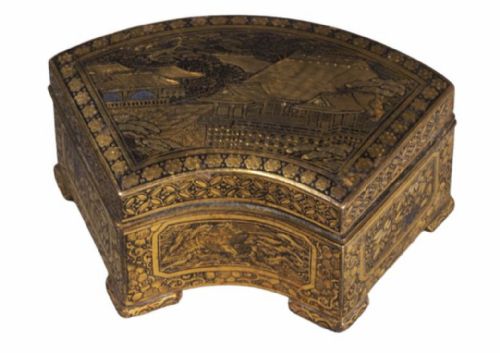 EXQUISITE JAPANESE MEIJI CA 1900 IRON DAMASCENE BOX BY FUJII YOSHITOYO - ADDITIONAL PHOTO 4