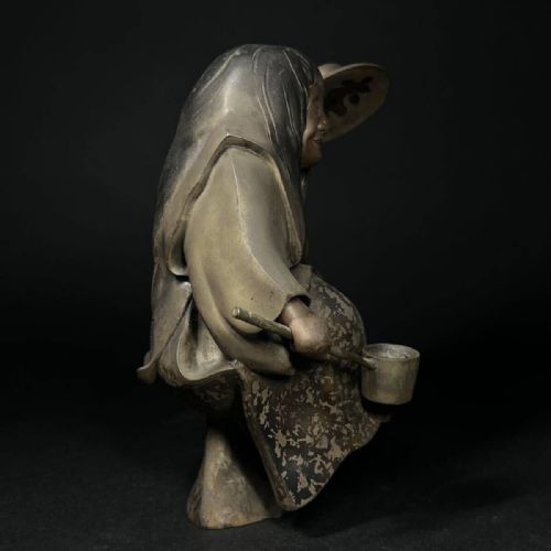 JAPANESE MEIJITAISHO EARLY 20THC BRONZE OF SHOJO BY MATSUMORISHOSEI - ADDITIONAL PHOTO 1