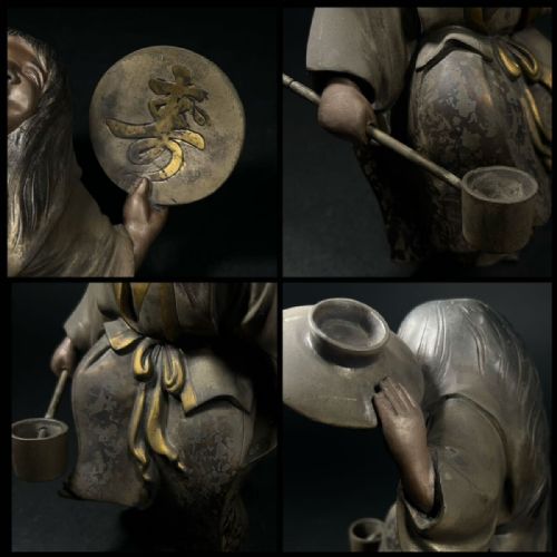 JAPANESE MEIJITAISHO EARLY 20THC BRONZE OF SHOJO BY MATSUMORISHOSEI - ADDITIONAL PHOTO 6