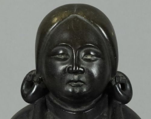FINE JAPANESE SHOWA EARLY 20THC BRONZE TAKERU BUDDHA KIBUNDO SHOHEI III - ADDITIONAL PHOTO 7