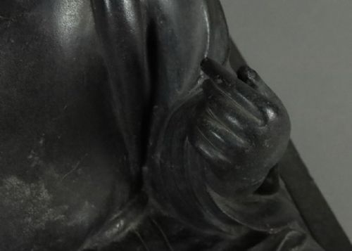 FINE JAPANESE SHOWA EARLY 20THC BRONZE TAKERU BUDDHA KIBUNDO SHOHEI III - ADDITIONAL PHOTO 9