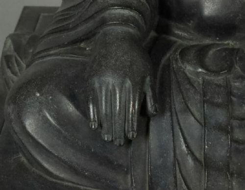 FINE JAPANESE SHOWA EARLY 20THC BRONZE TAKERU BUDDHA KIBUNDO SHOHEI III - ADDITIONAL PHOTO 11