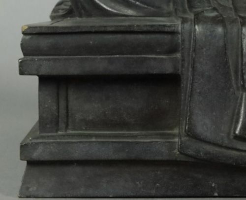 FINE JAPANESE SHOWA EARLY 20THC BRONZE TAKERU BUDDHA KIBUNDO SHOHEI III - ADDITIONAL PHOTO 13