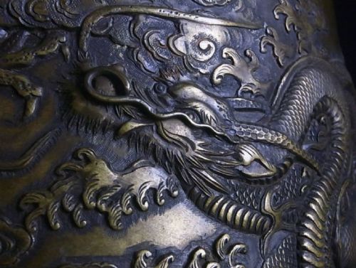 SUPERB JAPANESE MEIJI EARLY 20THC LARGE BRONZE VASE BY KANAYA GORSABUR XI - ADDITIONAL PHOTO 11