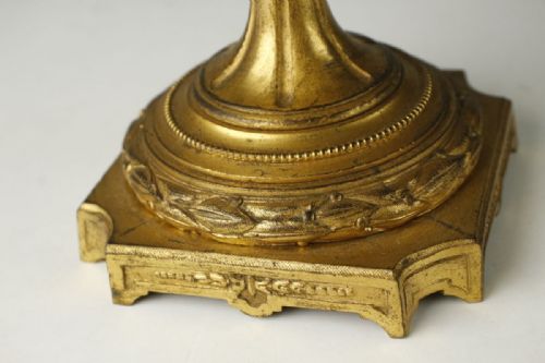 STRIKING SEVRES 18TH CENTURY 1761 BLUE PORCELAIN GILT BRONZE URN - ADDITIONAL PHOTO 7
