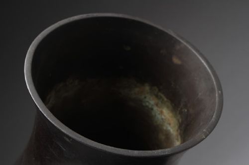 FINE JAPANESE MEIJI EARLY 20THC BRONZE VASE BY OSHIMA JOUN - ADDITIONAL PHOTO 4
