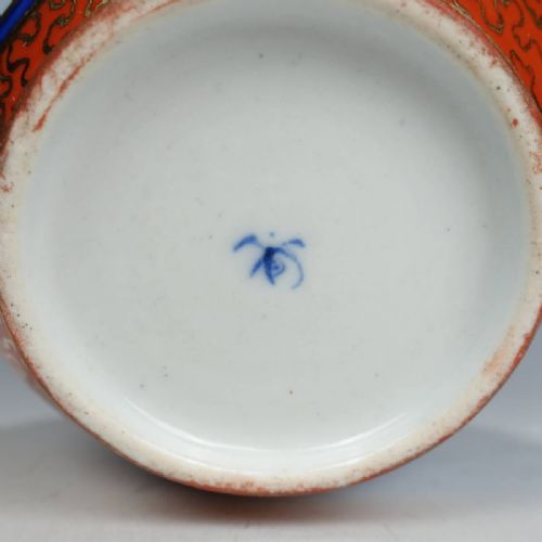 LOVELY JAPANESE MEIJI LATE 19THC KORANSHA ARITA PORCELAIN VASE DECORATED WITH KOI CARP - ADDITIONAL PHOTO 5