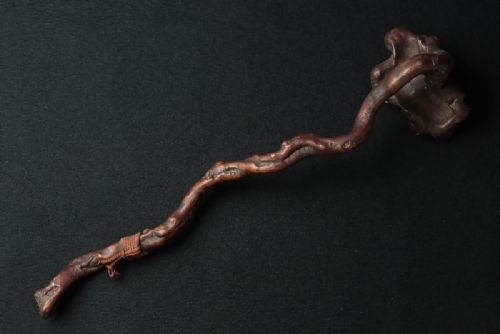 rare japanese edo mid19thc buddhist lingzhi nyoi sceptre - CATEGORY: ANTIQUE MISCELLANEOUS - DATED 19TH CENTURY