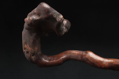 RARE JAPANESE EDO MID19THC BUDDHIST LINGZHI NYOI SCEPTRE - ADDITIONAL PHOTO 3