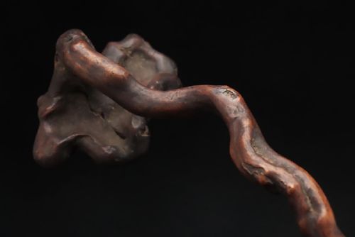 RARE JAPANESE EDO MID19THC BUDDHIST LINGZHI NYOI SCEPTRE - ADDITIONAL PHOTO 4