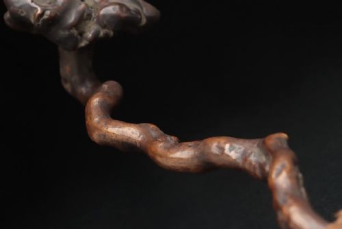RARE JAPANESE EDO MID19THC BUDDHIST LINGZHI NYOI SCEPTRE - ADDITIONAL PHOTO 5