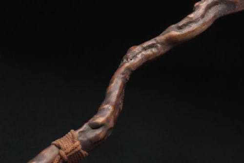 RARE JAPANESE EDO MID19THC BUDDHIST LINGZHI NYOI SCEPTRE - ADDITIONAL PHOTO 8