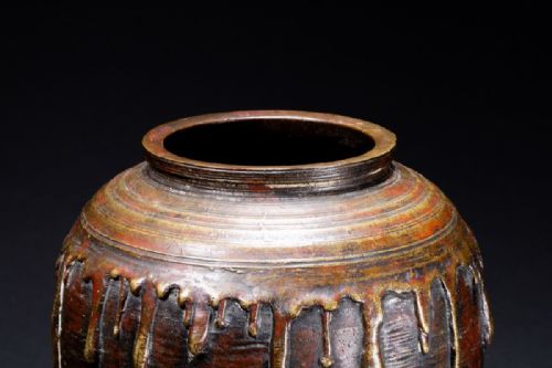 STUNNING JAPANESE MEIJI LATE 19THC LARGE BRONZE VASE TAKUSAI HONMA - ADDITIONAL PHOTO 4
