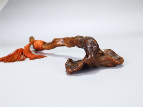 RARE JAPANESE EDO MID19THC BUDDHIST LINGZHI NYOI SCEPTRE - ADDITIONAL PHOTO 1