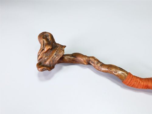 RARE JAPANESE EDO MID19THC BUDDHIST LINGZHI NYOI SCEPTRE - ADDITIONAL PHOTO 2