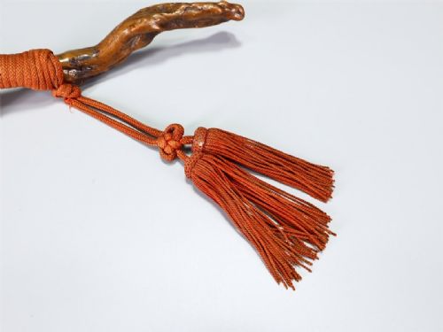 RARE JAPANESE EDO MID19THC BUDDHIST LINGZHI NYOI SCEPTRE - ADDITIONAL PHOTO 4