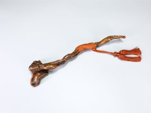 RARE JAPANESE EDO MID19THC BUDDHIST LINGZHI NYOI SCEPTRE - ADDITIONAL PHOTO 5