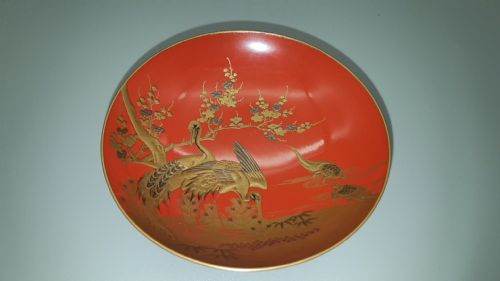 BEAUTIFUL JAPANESE MEIJI LACQUER SAKE TABLE FOUR LACQUER SAKE CUPS - ADDITIONAL PHOTO 14