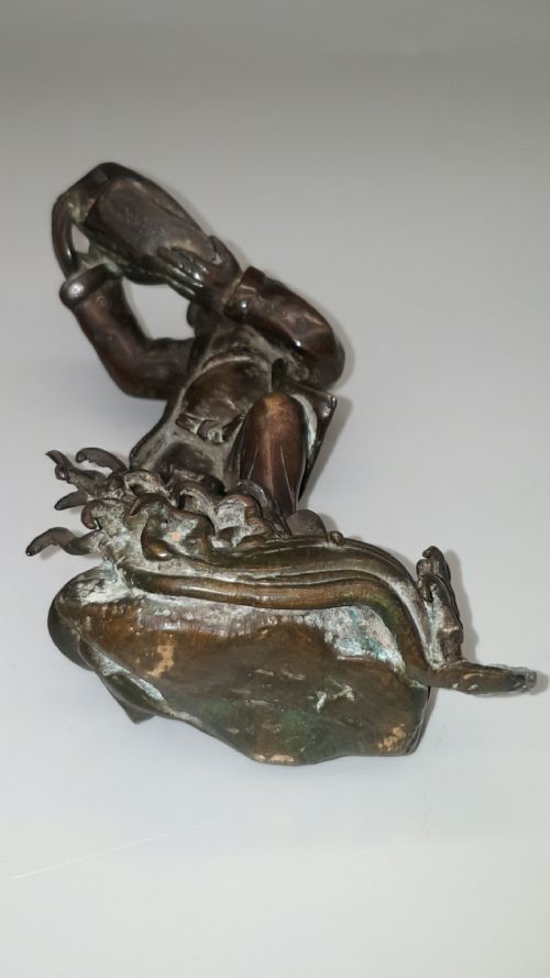 SUPERB JAPANESE EDO EARLY 19THC BRONZE SCULPTUE BY NAKAO MUNESADA - ADDITIONAL PHOTO 7