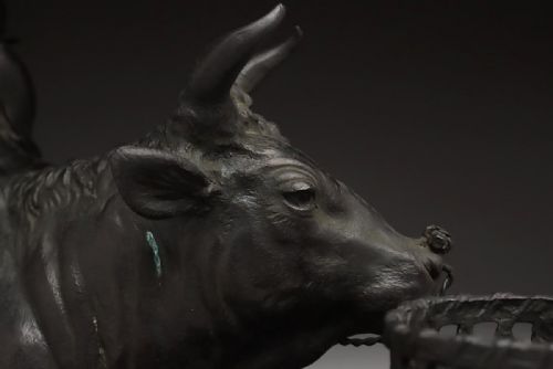 SUPERB JAPANESE MEIJI LATE 19THC BRONZE BOY ON AN OX MASAAKI - ADDITIONAL PHOTO 2