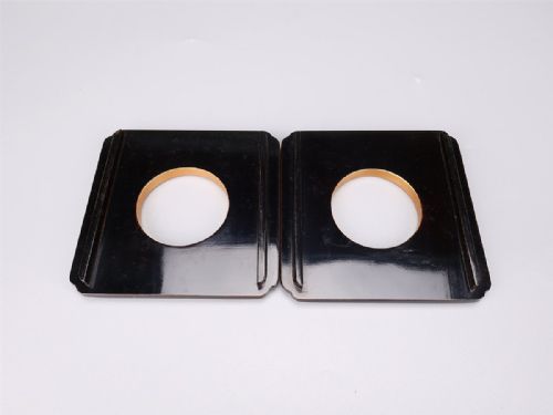 BEAUTIFUL JAPANESE EDO MID 19THC PAIR OF GOLD LACQUER SAKE CUP STANDS - ADDITIONAL PHOTO 5