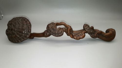 chinese antique mid19thc buddhist ruyi sceptre - CATEGORY: ANTIQUE MISCELLANEOUS - DATED 19TH CENTURY