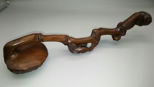 CHINESE ANTIQUE MID19THC BUDDHIST RUYI SCEPTRE - ADDITIONAL PHOTO 3