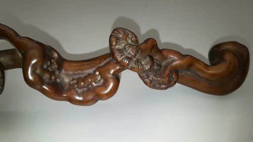CHINESE ANTIQUE MID19THC BUDDHIST RUYI SCEPTRE - ADDITIONAL PHOTO 7