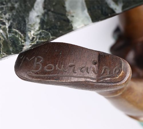 BEAUTIFUL FRENCH ART DECO BRONZE SUZANNE LENGLEN MARCEL ANDR BOURAINE - ADDITIONAL PHOTO 8