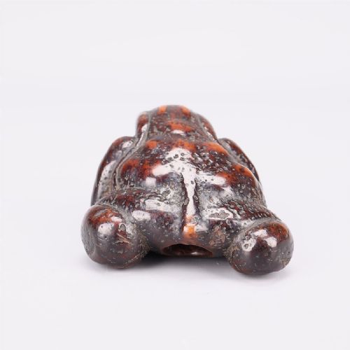 SUPERB JAPANESE EDO MID 19THC BOXWOOD TOAD NETSUKE - ADDITIONAL PHOTO 4