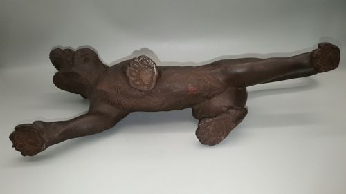 SUPERB JAPANESE MEIJI LATE 19THC BRONZE TIGER BY OMORI MITSUMOTO OMORI KOGEN - ADDITIONAL PHOTO 6
