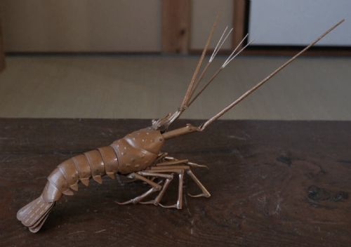 SUPERB JAPANESE MEIJI EARLY 20THC COPPER JIZAI ARTICULATED SPINY LOBSTER MYOCHIN - ADDITIONAL PHOTO 2
